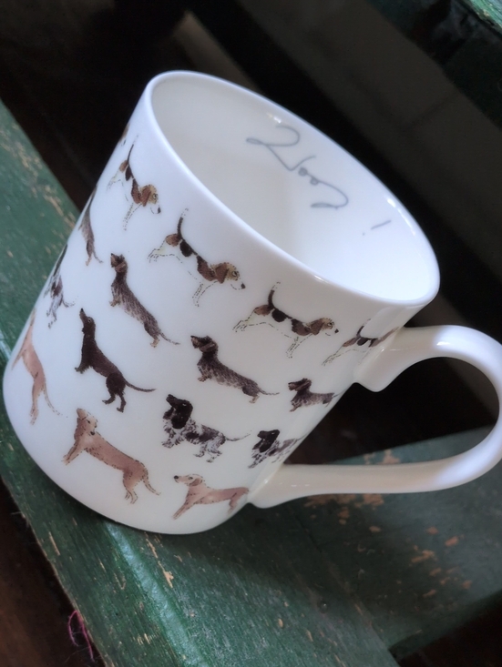 Sophie Allport Other - SOPHIE ALLPORT I 'Woof!' Brown Dogs Pattern Fine Bone China Ceramic Mug